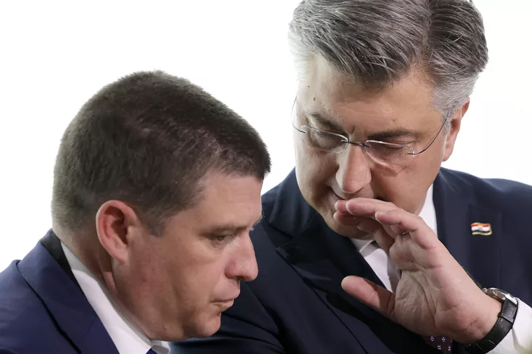 Oleg Butković i Andrej Plenković