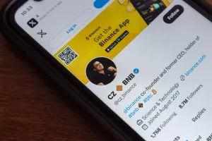 Changpeng Zhao, X profil