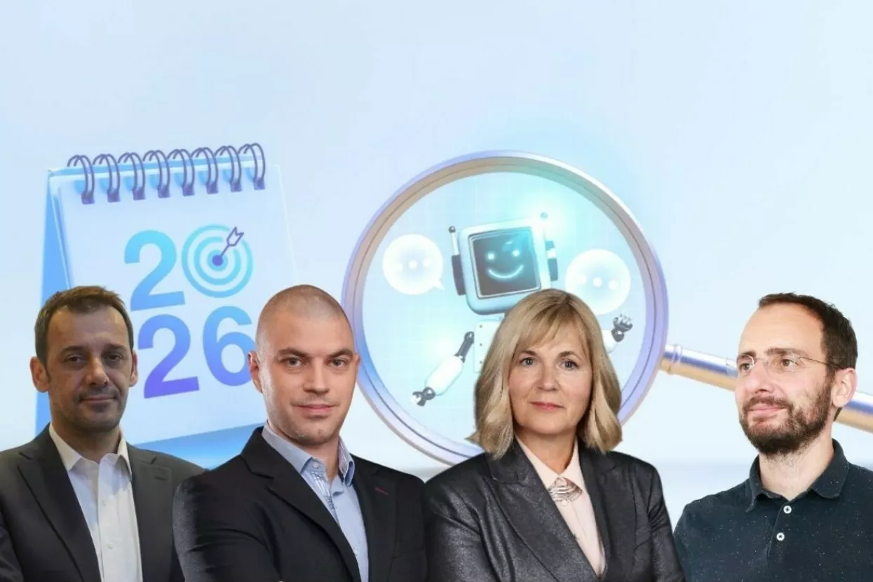 Silvio Kutić, Ive Botunac, Medeja Lončar i Ervin JagatićAI predviđanja za 2026.