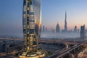 Oblique Tower, Dubai, Format 3D