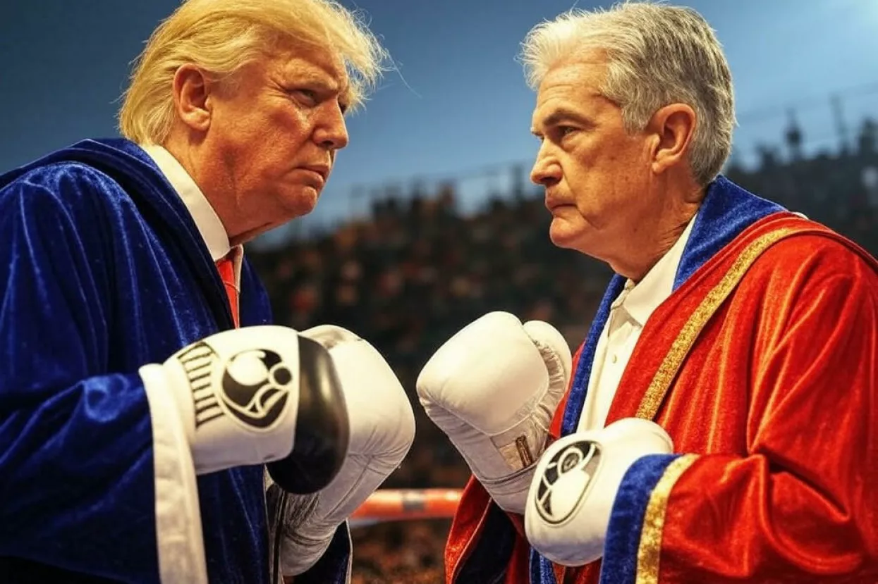 Donald Trump, Jerome Powell 