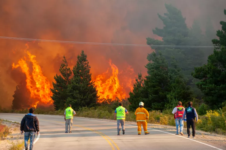 Patagonia, požari 