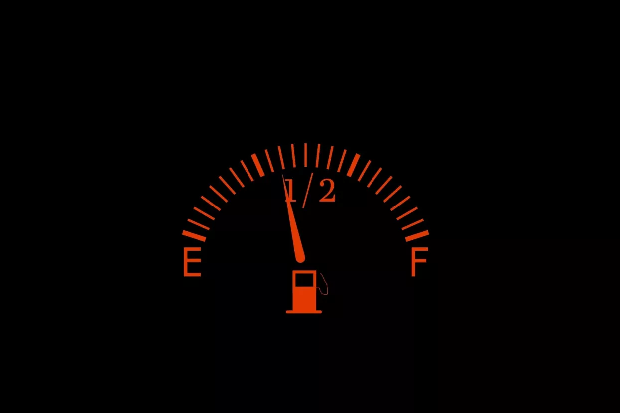 Benzin, gorivo, padanje, usporavanje, nedovoljno, smanjivanje, pokazivač