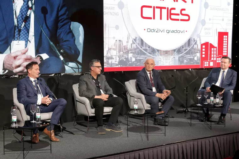 Smart Cities 2026. Panel 2. Neven Bosilj, Danijel Antonić, Slavko Vidović i Mislav Togonal