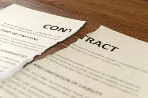 broken contract