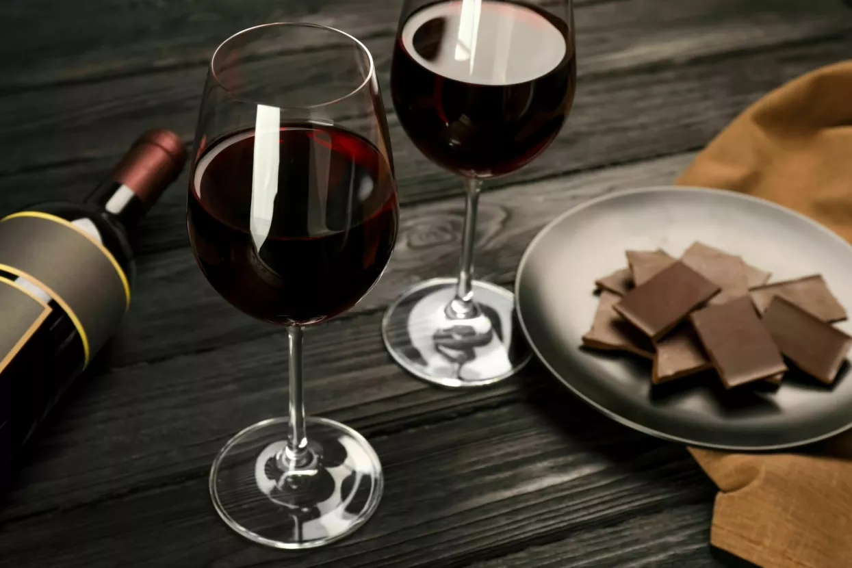 vino čokolada