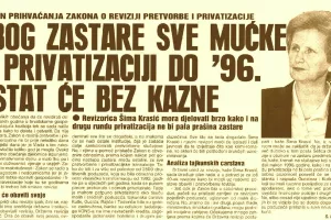 Točna dijagnoza Zakona o reviziji pretvorbe i privatizacije u Večernjem listu
