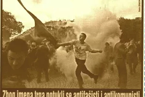 Presnimka naslovnice Večernjeg lista od 10. svibnja 1999.