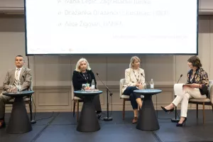 ESG- Održiva budućnost 20'26.1. panel: Procjena ESG rizika u financijskim instrumentima.Ante Žigman, Draženka Draženović Kostelac, Ivana Cepić, Gordana Gelenčer