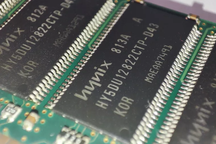Jakarta, Indonesia - August 27, 2024 hynix RAM chip module
