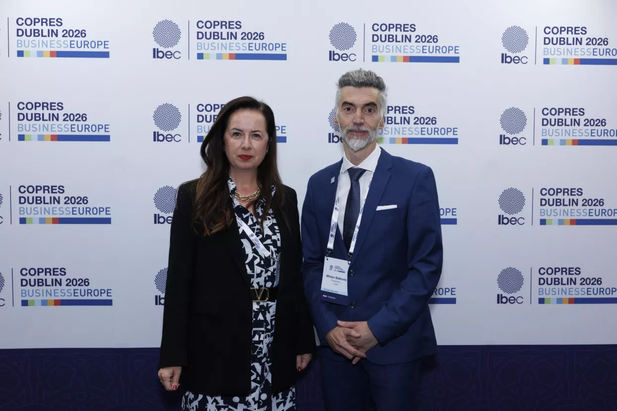 Irena Weber i Mislav Balković, BusinessEurope
